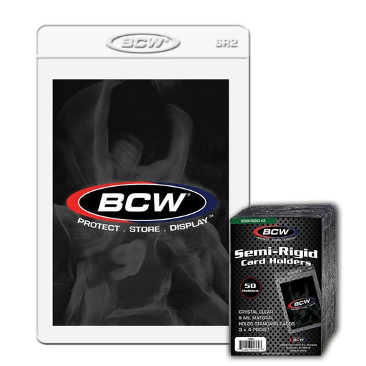 BCW - Semi-Rigid Card Holder #2 - 50ct