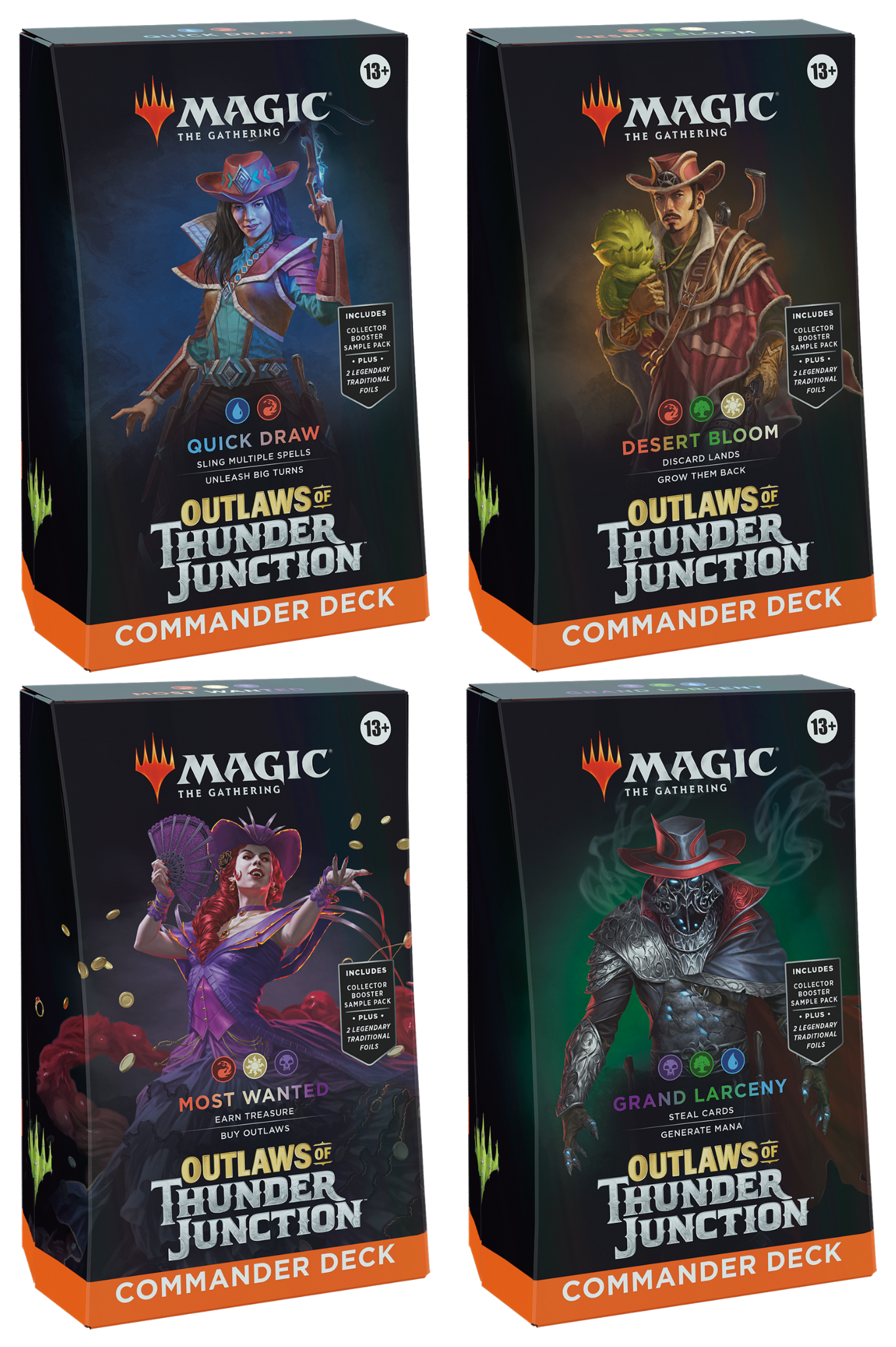 Magic: The Gathering - Outlaws of Thunder Junction Commander Deck Display